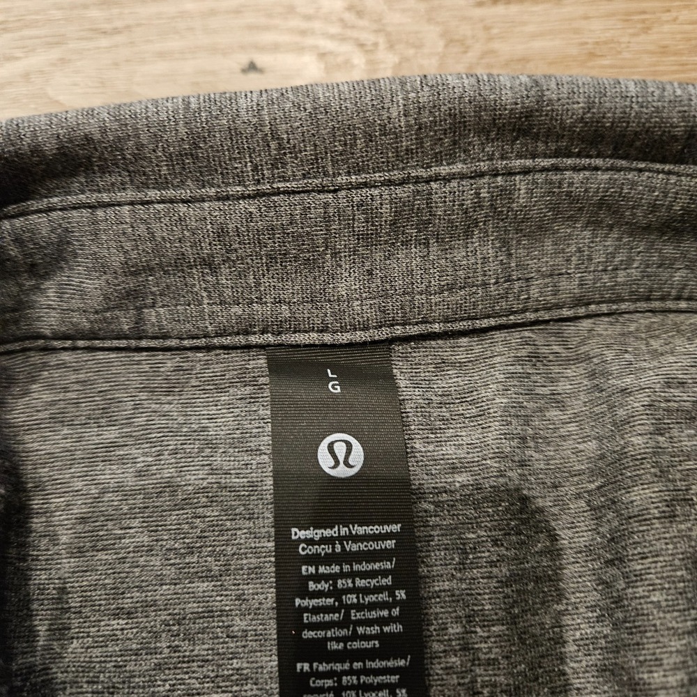 Lululemon Dallas Cowboys Evolution Polo Shirt Mens Large Gray NFL NWT - Picture 5 of 11
